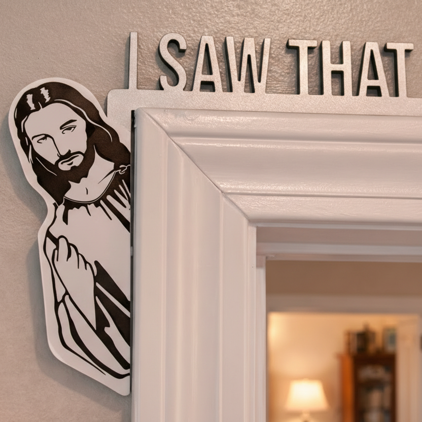 Jesus Door Frame Sign