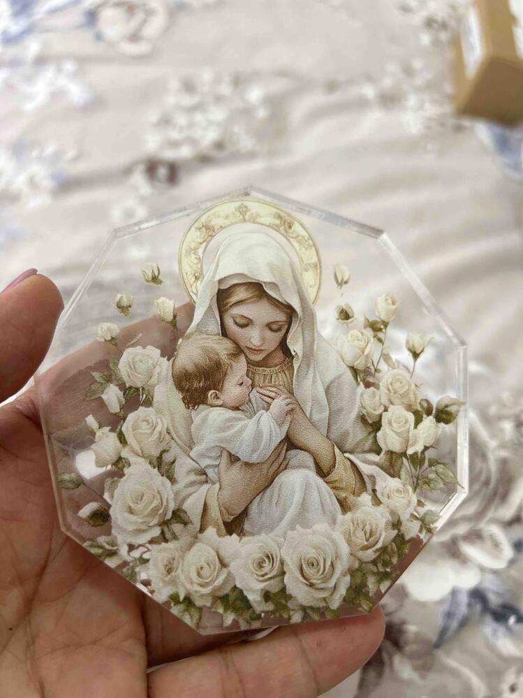 Virgin Mary Acrylic Ornament