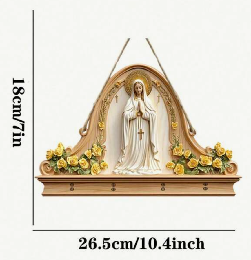 Virgin Mary Key Rack