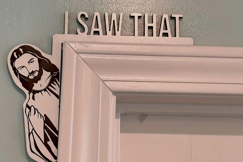 Jesus Door Frame Sign