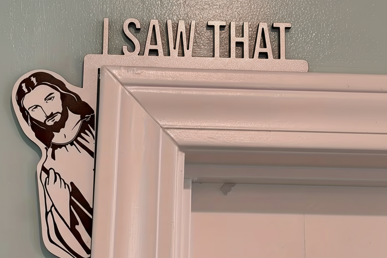 Jesus Door Frame Sign