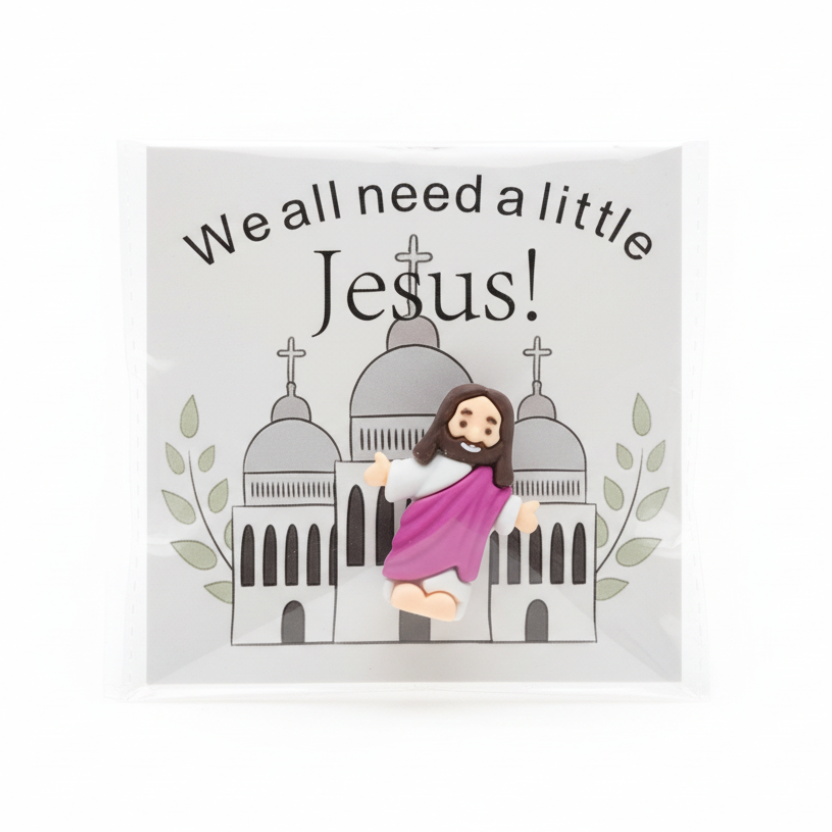 Jesus Mini Figure – "We All Need a Little Jesus"