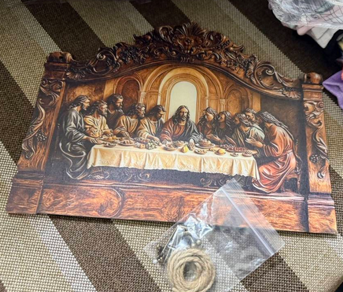 2D Printed Last Supper Scene Key Rack