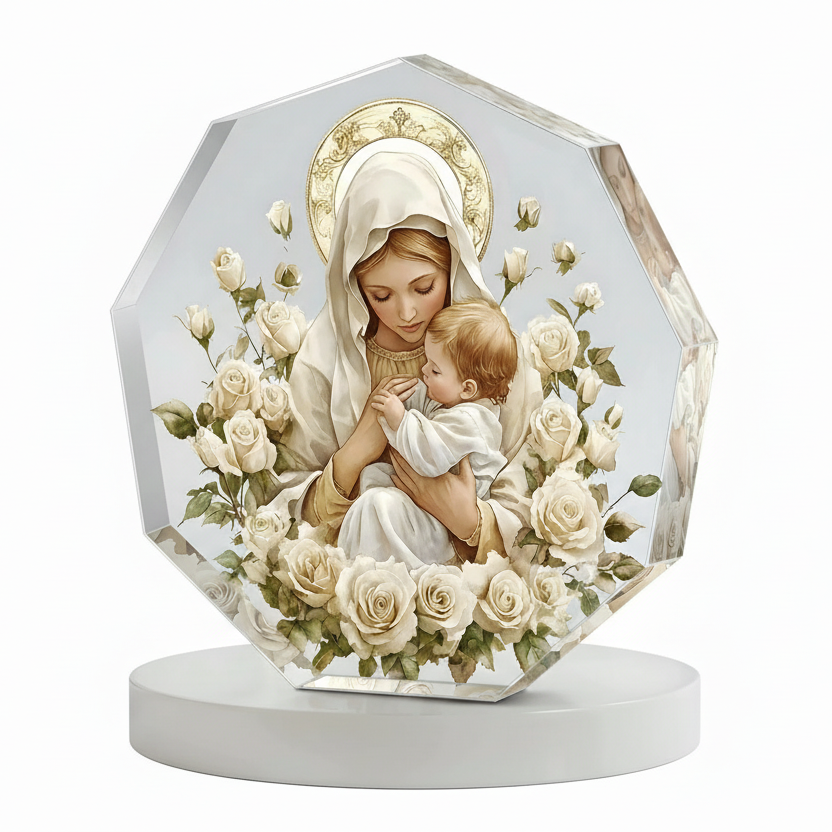 Virgin Mary Acrylic Ornament