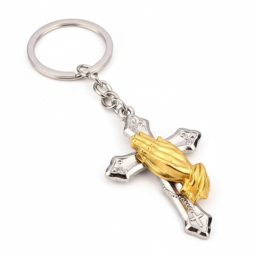Prayer Hand Keychain