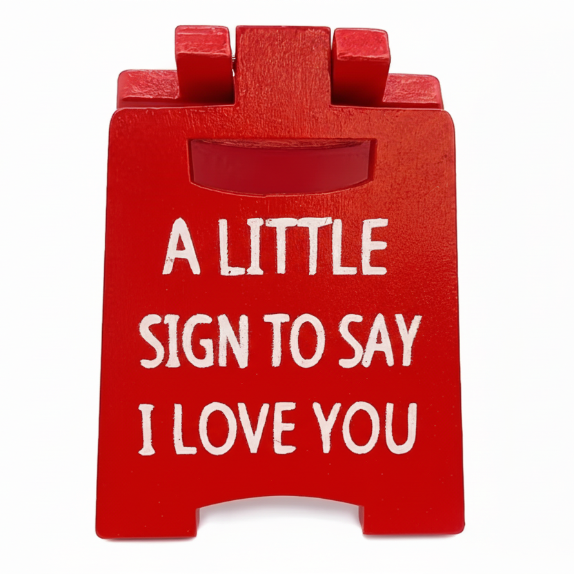 Mini Wooden Love Sign