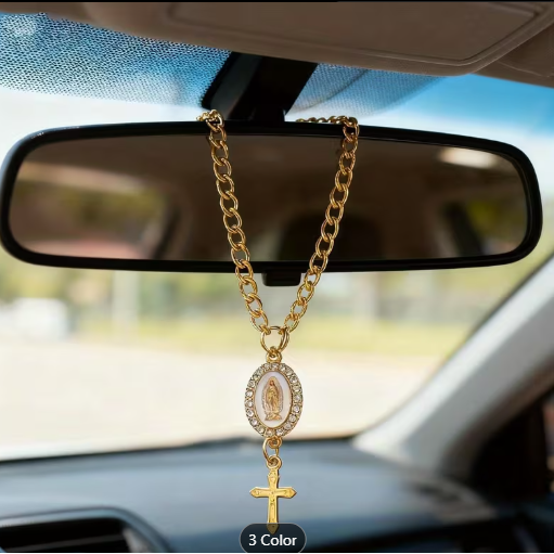 Steering Wheel Roasary Pendant